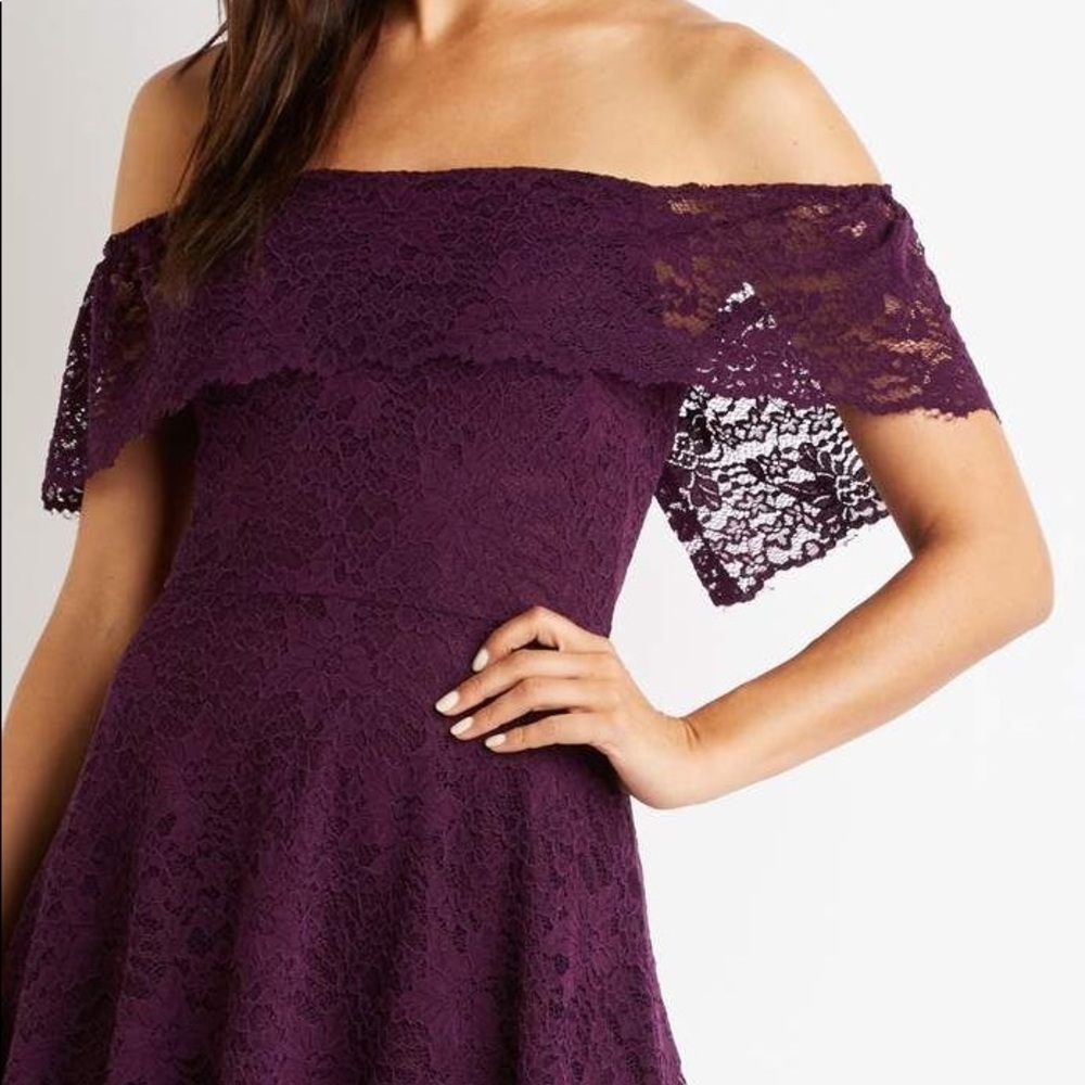 Charlotte Russe off the shoulder dress NWT